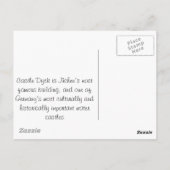 Dyck Castle Duitsland Briefkaart (Achterkant)
