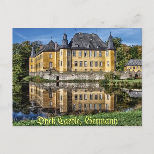 Dyck Castle Duitsland Briefkaart (Voorkant)