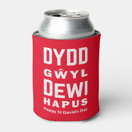 Dydd Garreyl Dewi Hapus Happy St Davids Day 4 Blikjeskoeler