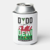 Dydd Garreyl Dewi Hapus Happy St Davids Day 6 Blikjeskoeler (Blikje Achterkant)