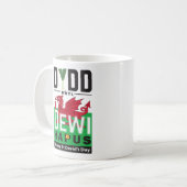 Dydd Garreyl Dewi Hapus Happy St Davids Day 6 Koffiemok (Voorkant links)