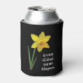 Dydd Garreyl Dewi Hapus Happy St David's Day Blikjeskoeler (Blikje Voorkant)
