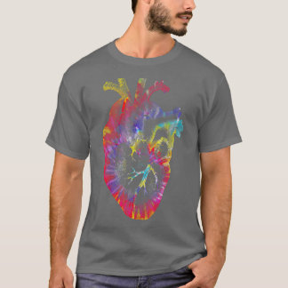 Dye Anatomical Heart Valentijnsdag Anatomy Lov T-shirt