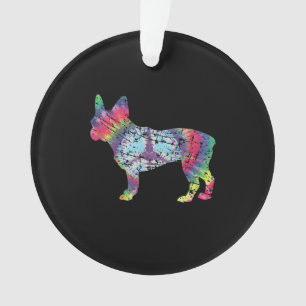 dye franse bulldog cadeau voor hondenliefhebbers ornament