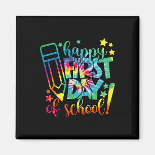 Dye Happy eerste schooldag Terug naar school Teach Magneet