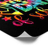 Dye Happy eerste schooldag Terug naar school Teach Poster (Hoek)