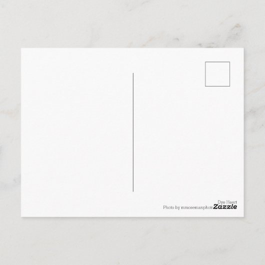 Dye Heart Briefkaart (Achterkant)