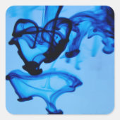 Dye Heart Vierkante Sticker (Voorkant)