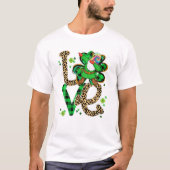 Dye Leopard LOVE Dabbing Gnome T-shirt (Voorkant)