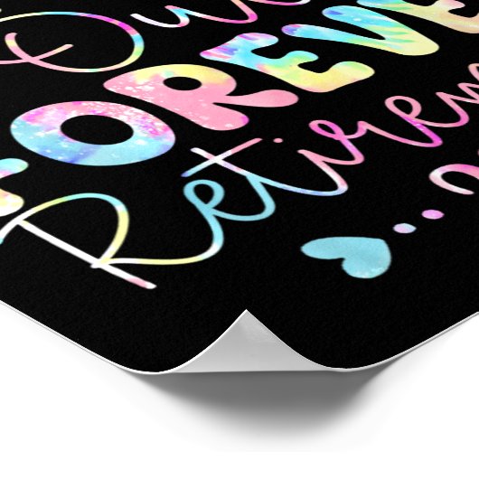 Dye School is uit voor eeuwig pensioen leraar met  Poster (Hoek)