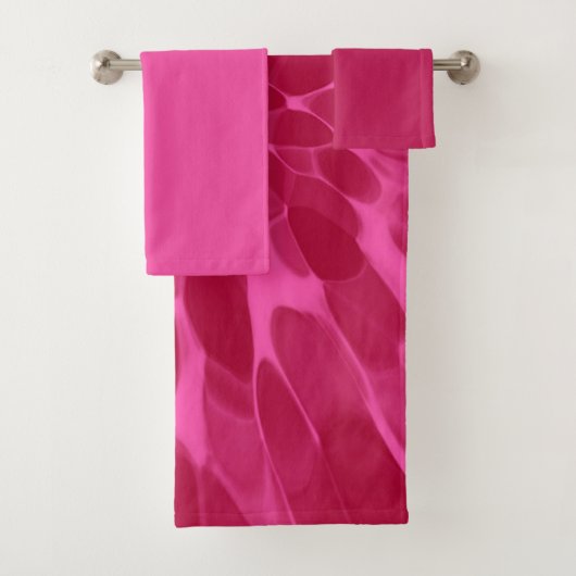 dye shades of roze bad handdoek (Insitu)