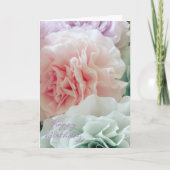 Dyed Coffee Filter Flowers Birthday Kaart (Voorkant)