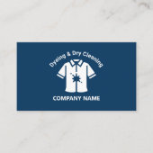 Dyeing & Dry Cleaning Blue Visitekaartje (Voorkant)