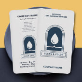 Dyeing & Dry Cleaning Vertical Visitekaartje