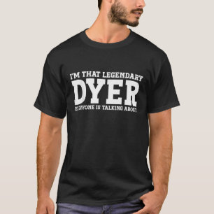 Dyer Achternaam Funny Team Familie Achternaam Dyer T-shirt
