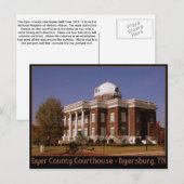 Dyer County Courthouse - Dyersburg, TN Briefkaart (Voorkant / Achterkant)