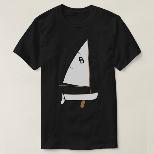 Dyer Dhow Sailboot T-shirt (Design voorkant)