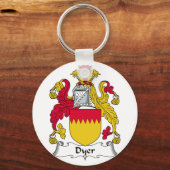 Dyer Family Crest Sleutelhanger (Voorkant)