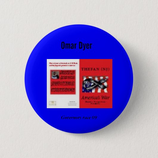 Dyer voor gouverneur 09 ronde button 5,7 cm (Voorkant)