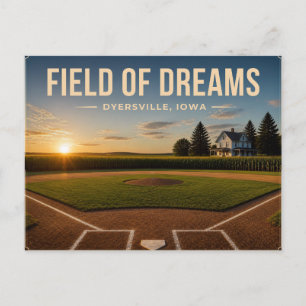 Dyersville, Iowa Field of Dreams Ansichtkaart Briefkaart