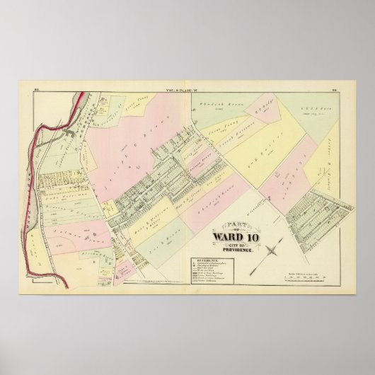 Dyerville Manufacturing Co Atlas Map Poster (Voorkant)
