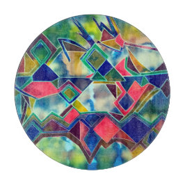 Dyes pattern snijplank