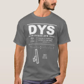 Dyess AFB Air Force Base DYS T-shirt (Voorkant)