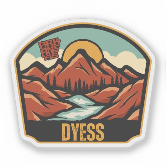 Dyess, Arkansas  Sticker (Voorkant)
