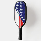 DYI-kleuren, Vlagsterren Stripes Red White Blue SV Pickleball Paddle (Links)