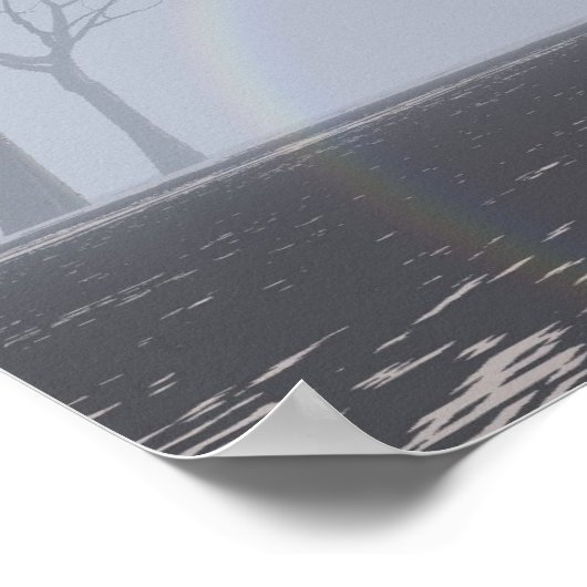 Dying Forest in Fog Poster (Hoek)