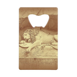 Dying Lion of Luzern - Löwendenkmal Creditkaart Flessenopener