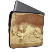 Dying Lion of Luzern - Löwendenkmal Laptop Sleeve (Voorkant Rechts)