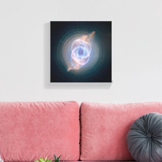 Dying Star: Kat's Eye Nebula Canvas Afdruk (Insitu (Woonkamer))