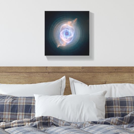 Dying Star: Kat's Eye Nebula Canvas Afdruk (Insitu (Slaapkamer))