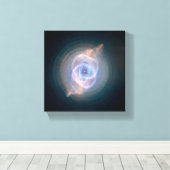 Dying Star: Kat's Eye Nebula Canvas Afdruk (Insitu (Houten vloer))
