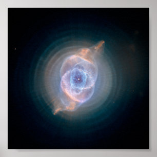 Dying Star: Kat's Eye Nebula Poster