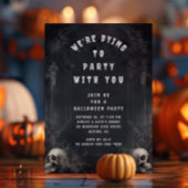 Dying to Party Halloween Uitnodiging