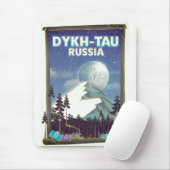 Dykh-Tau Rusland reisposter. Muismat (Met muis)