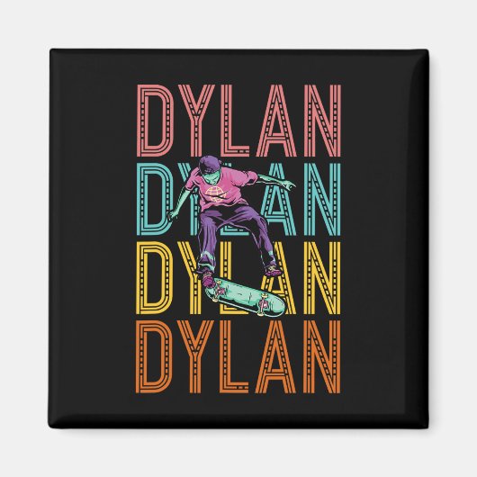 Dylan Custom Skateboarding Hob Magneet (Voorkant)
