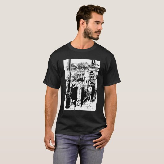Dylan Dog Premium T-shirt (Voorkant volledig)