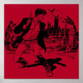 Dylan Dog zwart-wit Poster (Voorkant)