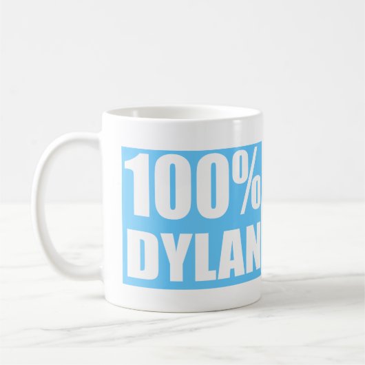 Dylan naam koffiemok (Links)