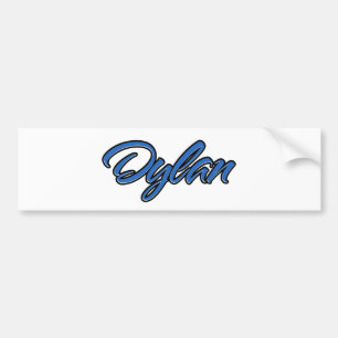 Dylan Name blue Aufkleber Sticker Autoaufkleber