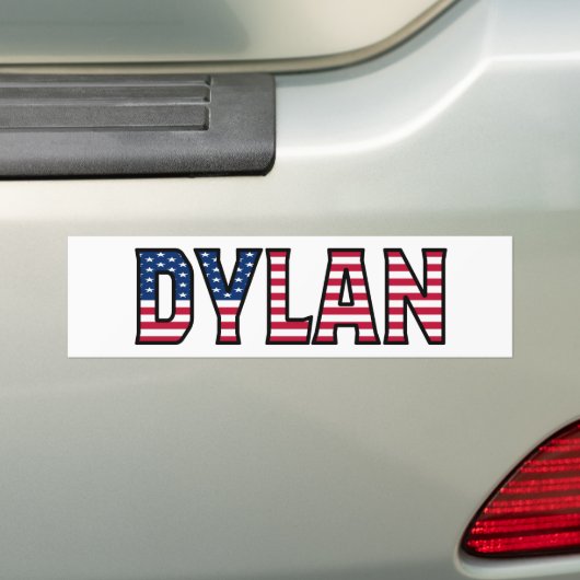 Dylan Name Vorname USA Aufkleber Sticker Auto (Op auto)