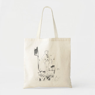 Dylan op zwart tote bag