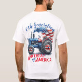 Dylan Scott Heartbeat van America Farmer T-shirt (Achterkant)