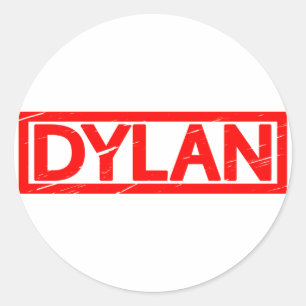 Dylan Stamp Ronde Sticker