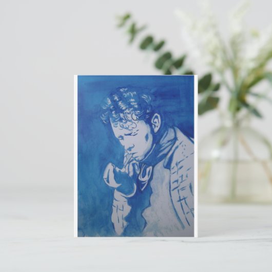 Dylan Thomas Briefkaart (Staand voorkant)