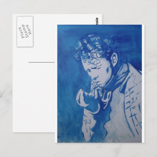 Dylan Thomas Briefkaart (Voorkant / Achterkant)