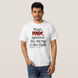 Dylan Thomas "Rage" Mannen Value T-shirt